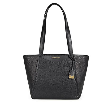 small whitney leather tote michael michael kors|Michael Kors quilted tote.